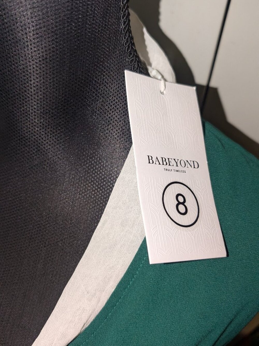 NWT BABEYOND Gatsby Dress 1920s Style Chiffon Flapper Dress Womens Size 8 - Picture 4 of 8
